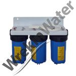 HF10BBTR - Triple High Flow 10in Jumbo Housing with 1in BSP Ports